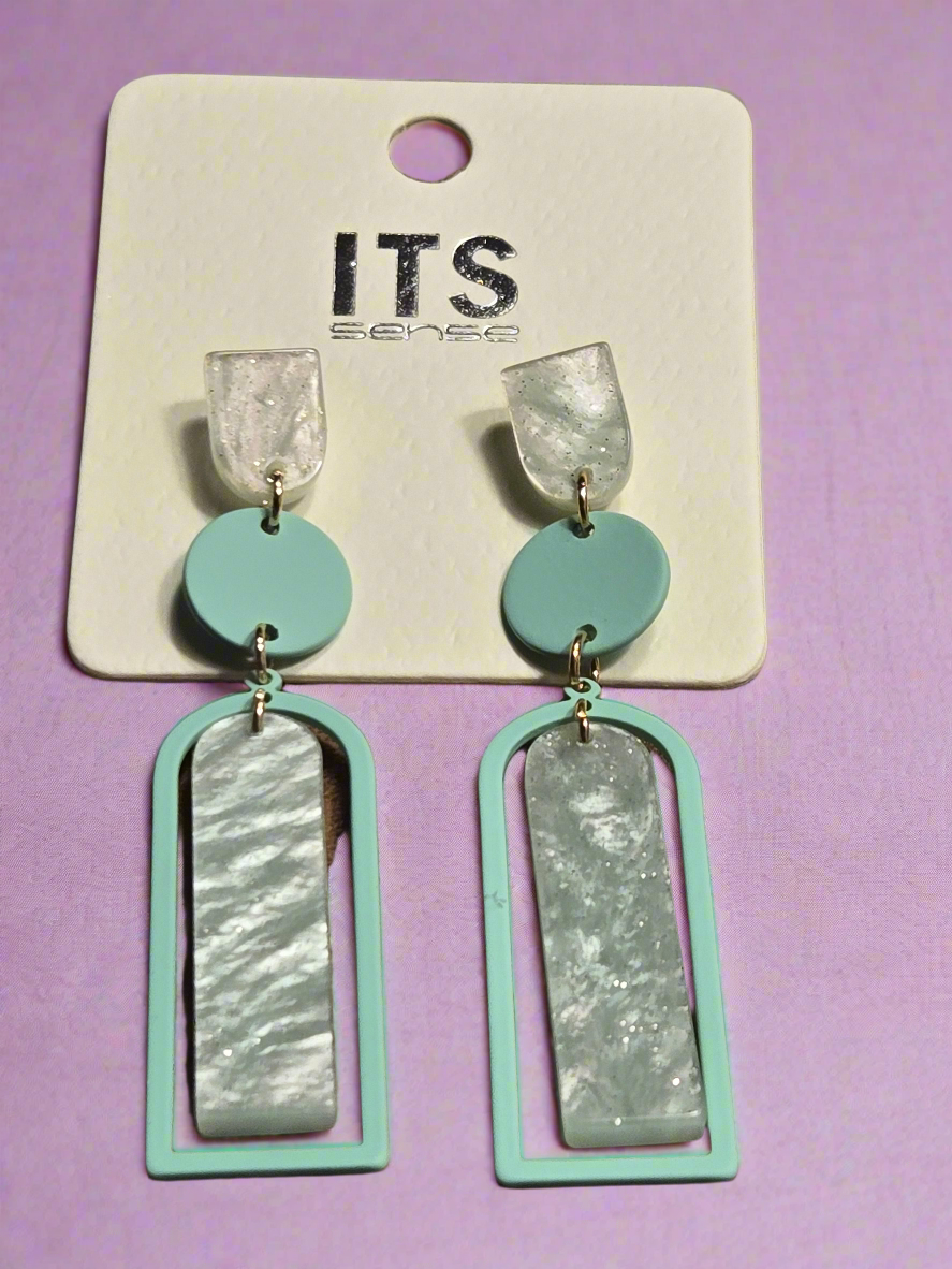 Mint Green Earrings