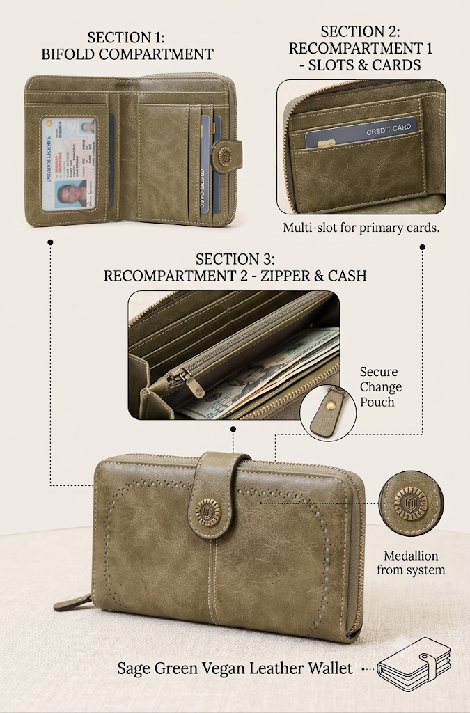 The Desert Rose Medallion Wallet