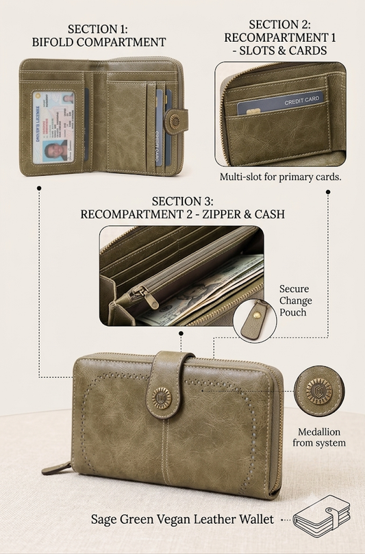 The Desert Rose Medallion Wallet