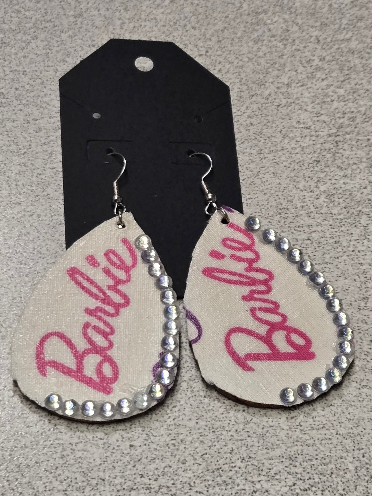 Barbie World Rhinestone Teardrop Earrings